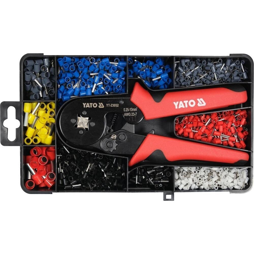 Ratchet crimping pliers with isolated connector set 2 Ratchet crimping pliers with isolated connector set 2