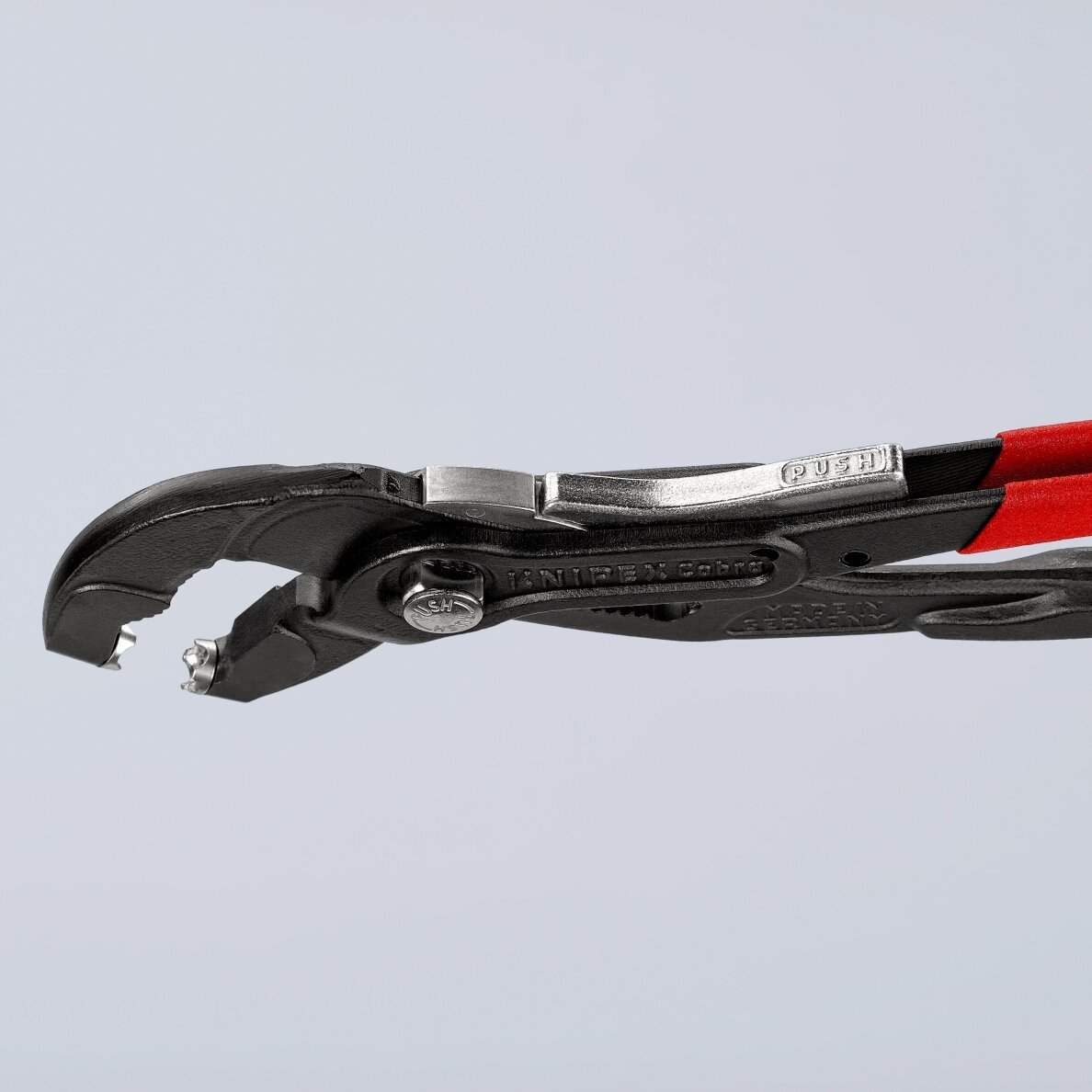 Szczypce do zacisków sprężynowych 250 mm KNIPEX, z mechanizmem blokującym i zatrzymującym 4