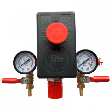 Regulator for compressor BM type with pressure switch and gauges. Spare part 1