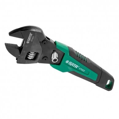 Ratcheting adjustable wrench 8", L=200mm