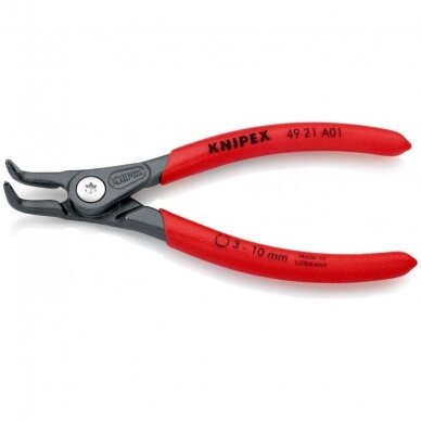Precyzyjne szczypce segera. Zewnętrzne. Wygięte 130mm (Ø3-10mm) KNIPEX 1