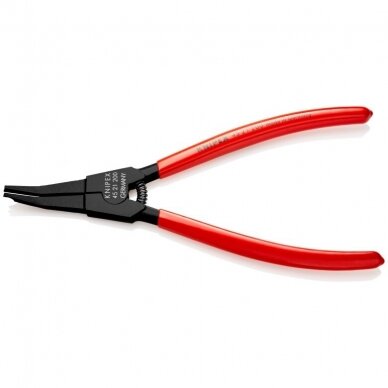 Special circlip pliers, retaining rings, 30 degree angled KNIPEX 1