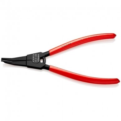 Replės išoriniams žiedams. Lenktos 200mm (be skylučių) KNIPEX 1 Replės išoriniams žiedams. Lenktos 200mm (be skylučių) KNIPEX 1
