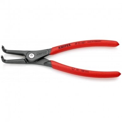 Precyzyjne szczypce segera. Zewnętrzne. Wygięte 210mm (0-100mm) KNIPEX 1
