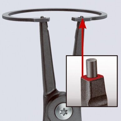 Precision circlip pliers. External 180mm (Ø19-60mm) KNIPEX 4
