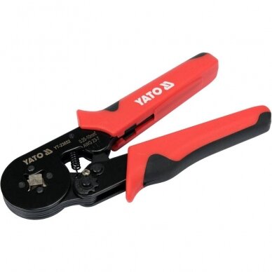 Ratchet crimping pliers with isolated connector set 3
