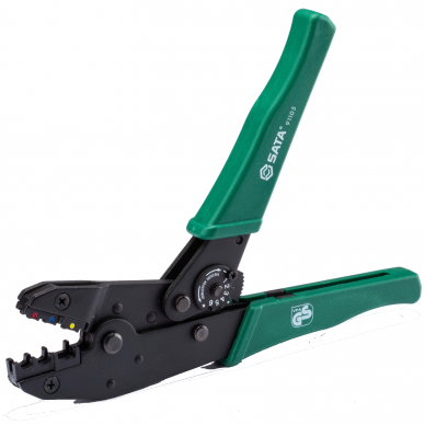 Ratchet crimping pliers for insulated terminals 1