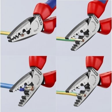 Crimping pliers for wire ferrules 180mm 5