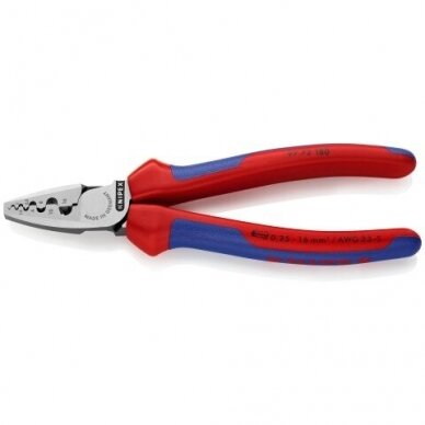 Crimping pliers for wire ferrules 180mm 2