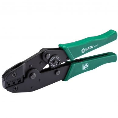 Ratchet crimping pliers for non-insulated terminals 1