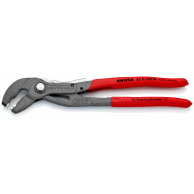 Szczypce do zacisków sprężynowych 250 mm KNIPEX, z mechanizmem blokującym i zatrzymującym 3