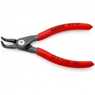 Precyzyjne szczypce segera. Wewnętrzne. Zagięte 130mm (Ø8-13mm) KNIPEX