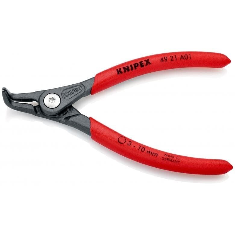 Precyzyjne szczypce segera. Zewnętrzne. Wygięte 130mm (Ø3-10mm) KNIPEX 2 Precyzyjne szczypce segera. Zewnętrzne. Wygięte 130mm (Ø3-10mm) KNIPEX 2