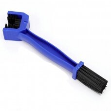 Motorcycle chain cleaning brush