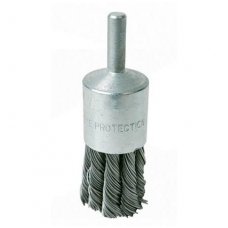 End type, twisted knot wheel brush, 25mm