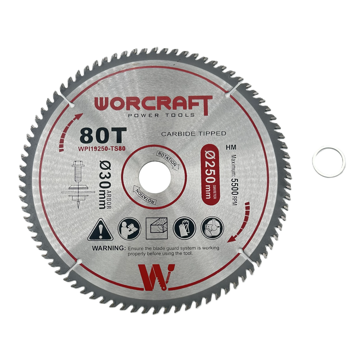 Tarcza do TS-2000/MST20-255, 30x250mm 80T 1 Tarcza do TS-2000/MST20-255, 30x250mm 80T 1