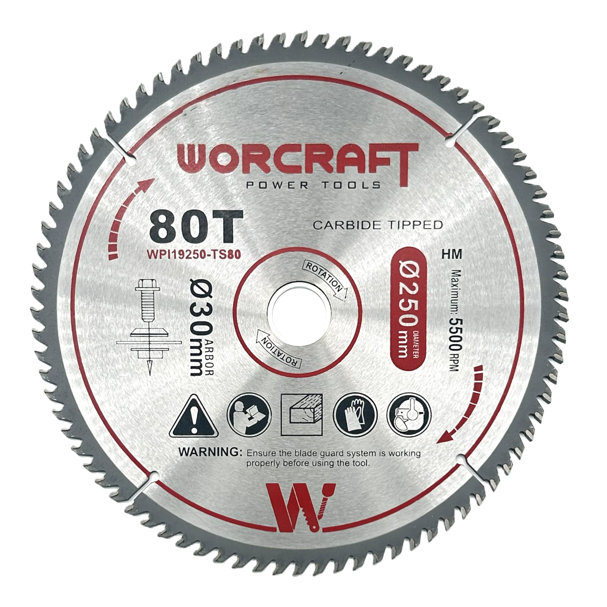 Tarcza do TS-2000/MST20-255, 30x250mm 80T Tarcza do TS-2000/MST20-255, 30x250mm 80T