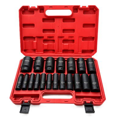 Zestaw nasadek udarowych 19 szt. 1/2" Dr (3/8" - 1-1/2") (S.A.E.) Zestaw nasadek udarowych 19 szt. 1/2" Dr (3/8" - 1-1/2") (S.A.E.)