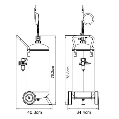 Soda blaster 7 gallon (26L) 1 Soda blaster 7 gallon (26L) 1
