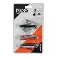 Zestaw kluczy składanych HEX, INCH, TORX 24 szt.