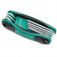 Foldup TORX set 8pcs. (TT9-T40) with hole Foldup TORX set 8pcs. (TT9-T40) with hole