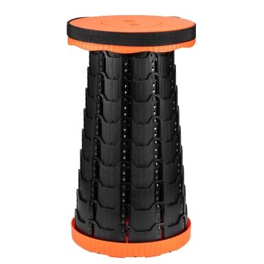Foldable camping stool (plastic) 200kg Foldable camping stool (plastic) 200kg