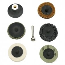 Surface preparation kit (7pcs) 2" 50mm with shank 1/4"