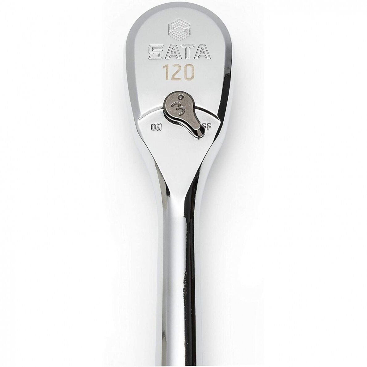3/8" Dr. Ātrās atbrīvošanas račets (ovāla galva, metāla rokturis), 60 zobi 120P 1