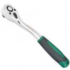1/4" Dr. Quick-release ratchet curved, L=160mm 72 teeth