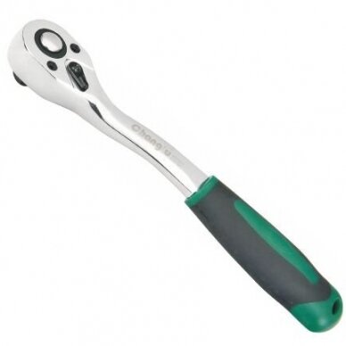 1/2" Dr. Quick-release ratchet curved, L=260mm 72 teeth