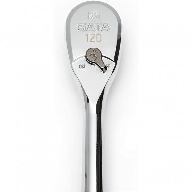 3/8" Dr. Ātrās atbrīvošanas račets (ovāla galva, metāla rokturis), 60 zobi 120P 1 3/8" Dr. Ātrās atbrīvošanas račets (ovāla galva, metāla rokturis), 60 zobi 120P 1