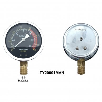 Gauge for hydraulic shop press. Spare part 4
