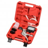 Vacuum pump and brake bleeding kit