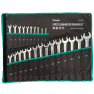 Zestaw kluczy płasko-oczkowych 24 szt. (6-32mm) Zestaw kluczy płasko-oczkowych 24 szt. (6-32mm)