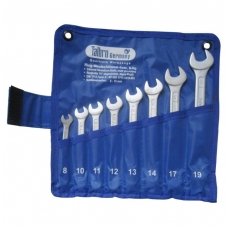 Combination ring and open end spanner set 8pcs. (8-19)