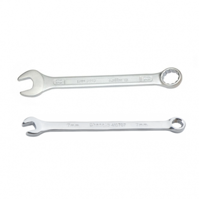 Combination ring and open end spanners