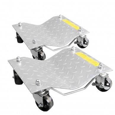 Steel wheel dolly 2pcs 680kg Steel wheel dolly 2pcs 680kg