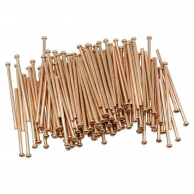 Smeigių (vario lydinio) 2.5mm rinkinys 200vnt. taškinio lyginimo aparatams Smeigių (vario lydinio) 2.5mm rinkinys 200vnt. taškinio lyginimo aparatams