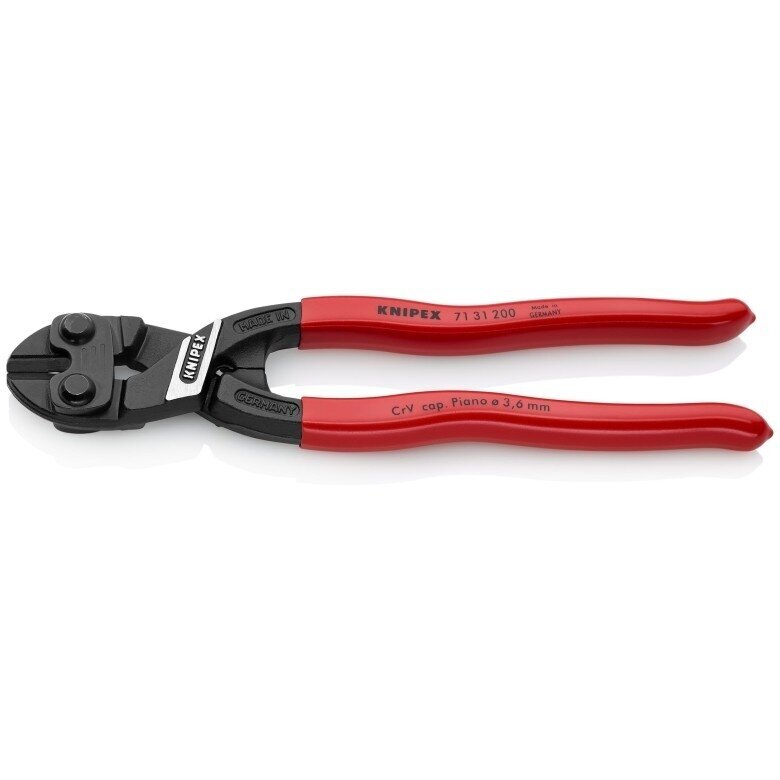 Vielos kirpimo žirklės 200mm KNIPEX CoBolt 1 Vielos kirpimo žirklės 200mm KNIPEX CoBolt 1