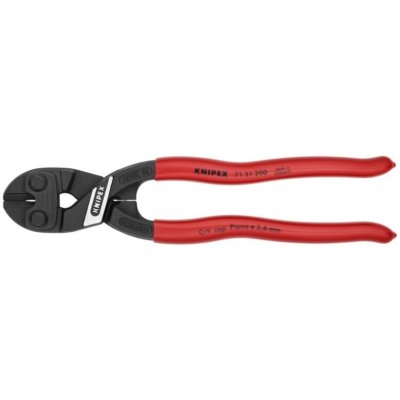 Vielos kirpimo žirklės 200mm KNIPEX CoBolt Vielos kirpimo žirklės 200mm KNIPEX CoBolt