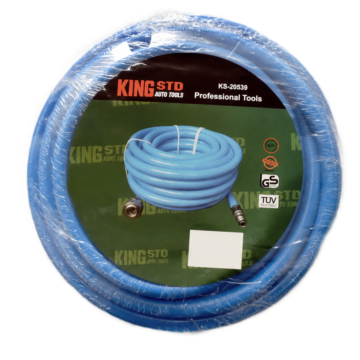 PVC air hose with quick couplers Ø10 x 16mm 2 PVC air hose with quick couplers Ø10 x 16mm 2