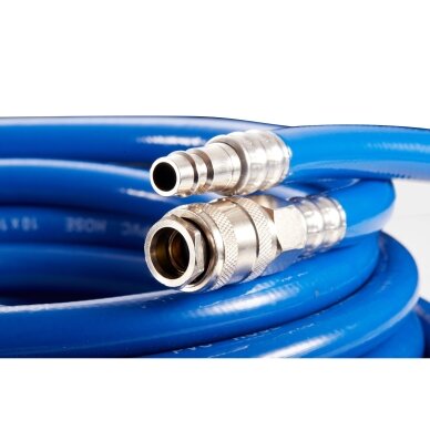 PVC air hose with quick couplers Ø10 x 16mm 4 PVC air hose with quick couplers Ø10 x 16mm 4