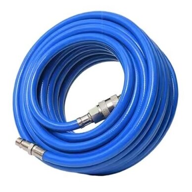 PVC air hose with quick couplers Ø10 x 16mm PVC air hose with quick couplers Ø10 x 16mm