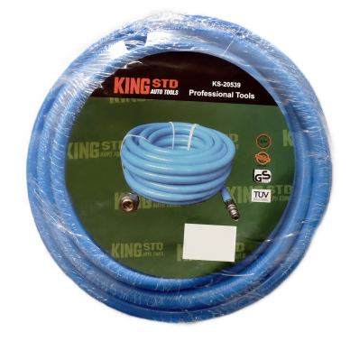 PVC air hose with quick couplers Ø10 x 16mm 2 PVC air hose with quick couplers Ø10 x 16mm 2